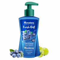 Очищающее средство для лица с голубикой Хималая, 200мл, Fresh Start Oil Clear Blueberry Face Wash Himalaya, 200ml
