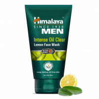 Интенсивно очищающее средство для лица с лимоном Хималая, 100мл, Men Intense Oil Clear Lemon Face Wash Himalaya, 100ml