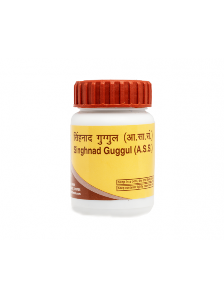 Синханад Гуггул, лечение опорно-двигательной системы, 40 таб, Патанджали; Singhnad Guggul, 40 tabs, Patanjali